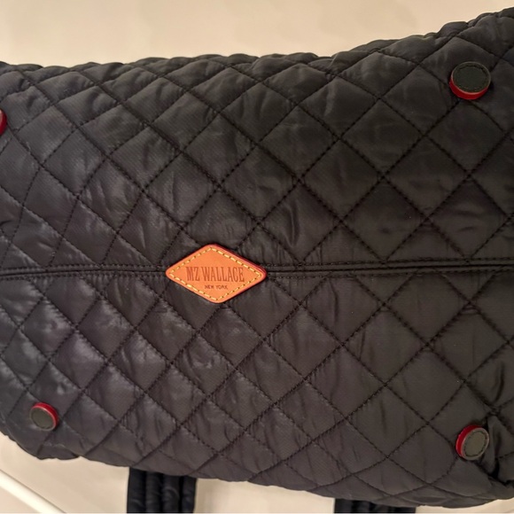 MZ Wallace Quilted Black Tote - Picture 3 of 6